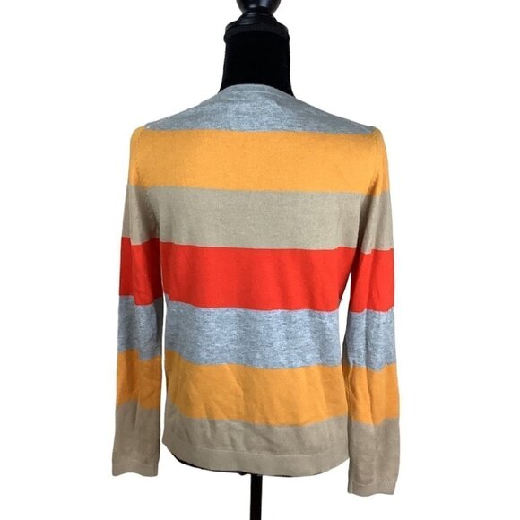 CASHMERE BLEND BRAX STRIPES SWEATER - Picture 10 of 12